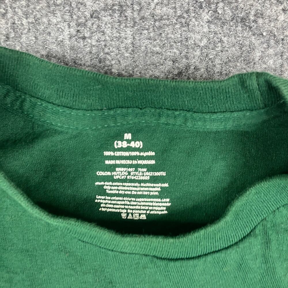 Vintage Fishing Graphic T-Shirt Mens‎ Size M Green One Great Catch Dad Funny - Picture 2 of 6